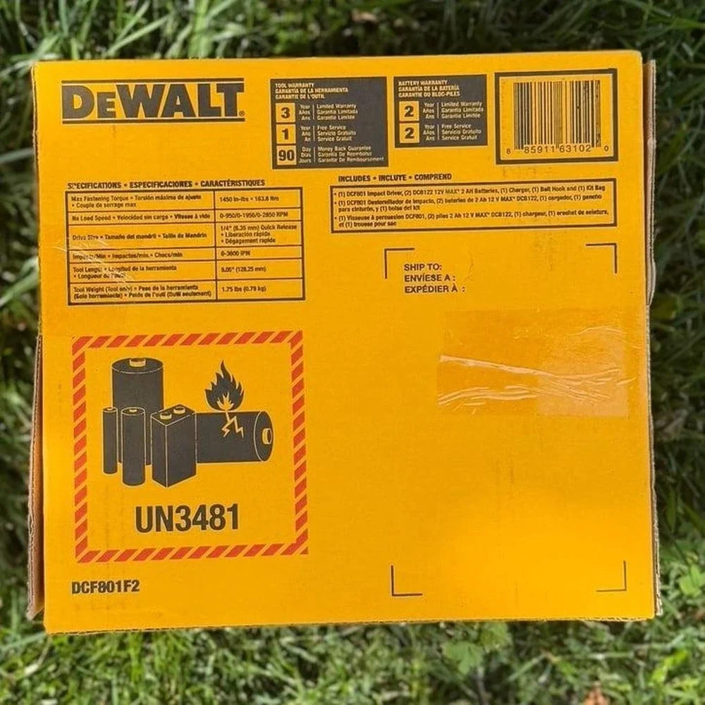 Impact driver kit DEWALT